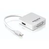 DELOCK Adapteris mini Displayport 1.1 kištukas > Displayport / HDMI / DVI lizdas pasyvus baltas