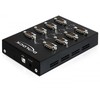 USB adapteris Delock USB - RS- 232 x8 Juodas (61860)