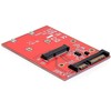 DELOCK keitiklis SATA 22pin > mSATA 2.5 Platine
