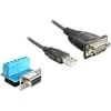 DeLOCK 62406 Adapteris USB 2.0 iki 1 x serijinis RS-422/485 USB 2.0 iki 9 kontaktų RS-422/485 kištukas 0,82 m juodas