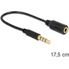 DELOCK Cable Stereo lizdas 3,5 mm 4 kontaktai