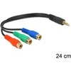 Delock adapteris 3.5mm į 3x RCA lizdus