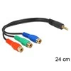 Delock adapteris 3.5mm į 3x RCA jungtis