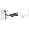 DELOCK VGA į HDMI adapterį su garsu