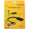 DELOCK VGA į HDMI adapterį su garsu