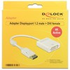 Delock adapterio kabelis DisplayPort 1.2 male>DVI 24+5 moteriškas