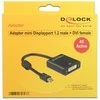 Delock Adapteris mini Displayport 1.2 vyriškas > DVI moteriškas 4K
