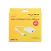 DELOCK Adaptorcable mini DisplayPort 1.2 kištukas > HDMI lizdas baltas 4K Active