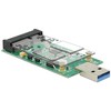 DeLOCK USB 3.0 A (m)> mSATA adapteris
