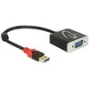 ADAPTERIS USB-A(M) 3.0->VGA(F) SU LAIDU 20CM JUODA FULL HD 60HZ DELOCK