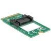 Delock Adapteris M.2 raktas B kištukas > SATA 7 kontaktas (62876)