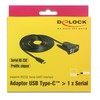 Delock C tipo USB adapteris > 1x serijinis DB9 RS-232
