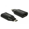 Delock USB-C adapteris – Displayport M / F 4K 60Hz Juodas