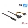 Delock M.2 Key M į U.2 SFF-8639 NVMe adapteris su 50 cm laidu