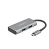 Delock išorinis USB 3.2 Gen 2 Type-C™ šakotuvas su 3 x Type-A ir 1 x Type-C™