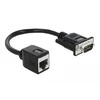 Delock serijinis RS-232/422/485 adapteris DB9 kištukas RJ45 moteriai