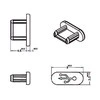 ZAŚLEPKA NA USB MICRO Juoda DUST COVER DELOCK (10-PACK)