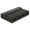 Juodas 4 prievadų Delock USB 3.1 šakotuvas