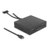 Adapteris AV Delock DeLOCK 64057, SATA, USB 3.2 Gen 2 (3.1 Gen 2), USB Type-C, Vyriškas, viso aukščio / viso ilgio, SATA 15 kontaktų, Juodas