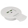 DELOCK USB 3.0 šakotuvas, 2 prievadų, USB-A + 1 USB-C, greito įkrovimo, stalviršio tvirtinimas, Ø 60 mm (tik įkrovimas)