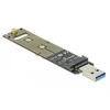 Delock keitiklis, skirtas M.2 NVMe PCIe SSD su USB 3.1 Gen 2