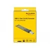 Delock keitiklis, skirtas M.2 NVMe PCIe SSD su USB 3.1 Gen 2