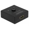 Delock HDMI 2 – 1 jungiklis dvikryptis 4K 60 Hz kompaktiškas