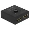 Delock HDMI 2 – 1 jungiklis dvikryptis 4K 60 Hz kompaktiškas