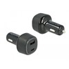 Delock automobilinis įkroviklis USB Type-C™ PD 3.0 ir USB Type-A su 63 W