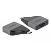Delock USB Type-C™ kortelių skaitytuvas, skirtas SD / MMC + Micro SD atminties kortelėms