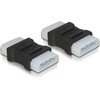 ADAPTER MOLEX 4PIN M/M DELOCK