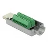 DELOCK adapterio terminalų blokas 20 kontaktų->HDMI(M) metalinis korpusas