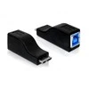 ADAPTER USB MICRO(M) 3.0->USB-B(F) 3.0 JUODA DELOCK