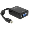 Delock Adapteris mini Displayport 1.2 vyriškas > VGA moteriškas juodas