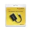Delock Adapteris mini Displayport 1.2 vyriškas > VGA moteriškas juodas