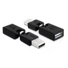 DELOCK sukimosi adapteris USB 2.0-A vyriškas > moteriškas