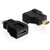 Delock Adapteris DELTACO micro HDMI-M - mini HDMI-F / HDMI-26