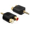 Delock Adapteris Audio Klinke 3,5 mm3 Pin Stecker > 2 x Cinch Buchse