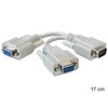 Delock Adapteris Seriell Sub-D9 Stecker > 2 x Buchse 17cm