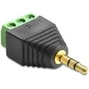 Delock adapterio lizdo kištukas 3,5 mm > gnybtų blokas 3 kontaktų