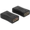 ADAPTER HDMI MINI(F)->HDMI MINI(F) BECZKA JUODA DELOCK