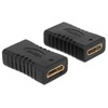 ADAPTER HDMI MINI(F)->HDMI MINI(F) BECZKA JUODA DELOCK