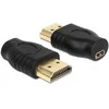 „Delock“ adapteris HDMI micro D moteriškas > HDMI A vyriškas