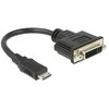 Mini HDMI į DVI adapterio laidas