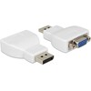 DELOCK Adapteris Displayport 1.1 male > VGA moteriškas baltas