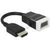 Delock adapterio kabelis HDMI-A kištukas > VGA lizdas su garsu