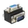 Delock DB- 9 - DB- 9, Juoda (65595)