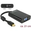 „DeLOCK 65598“, 0,08 m, „Mini DisplayPort“, VGA (D-Sub) + 3,5 mm, kištukas, lizdas, 1920 x 1200 pikselių