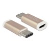 Delock adapteris USB 2.0 Micro-B moteriškas > USB Type-C™ 2.0 vyriškas vario spalvos