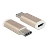 Delock adapteris USB 2.0 Micro-B moteriškas > USB Type-C™ 2.0 vyriškas vario spalvos